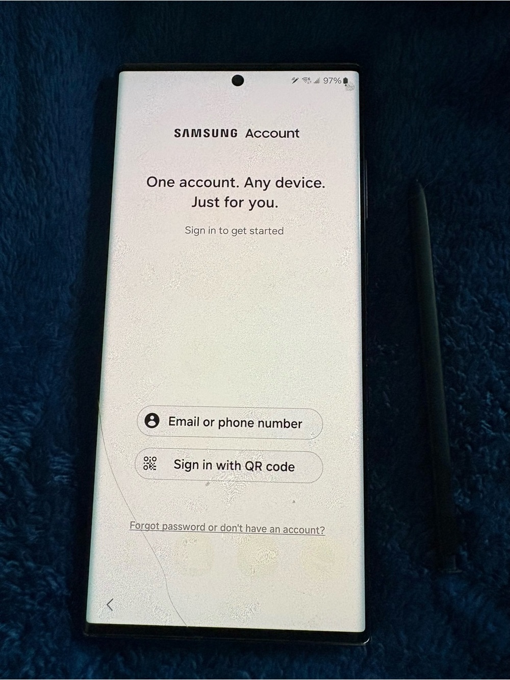 Samsung Galaxy Note - Black with S Pen